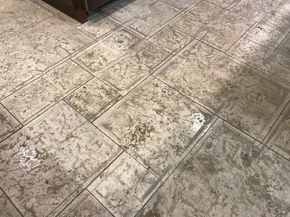 Living Room Tile - Before